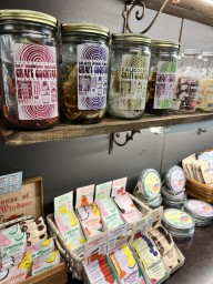Large round wall clock reading “Lake Time” with coordinates and a blue silhouette of Lake Murray in the center.