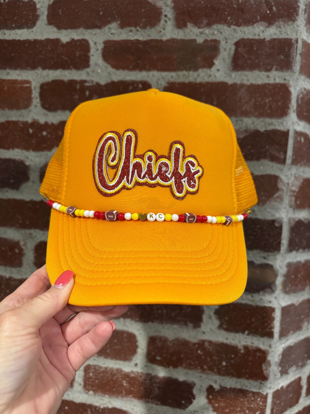 Chiefs with Chain Trucker Hat