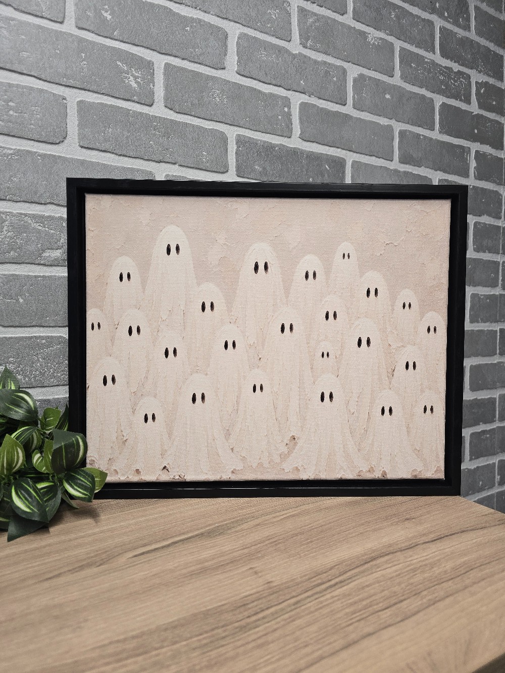 Gathering of Ghosts Framed Canvas 11 x 14