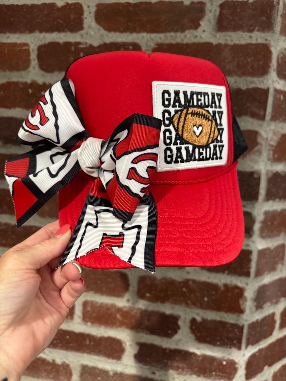 Game Day Bow Trucker Hat