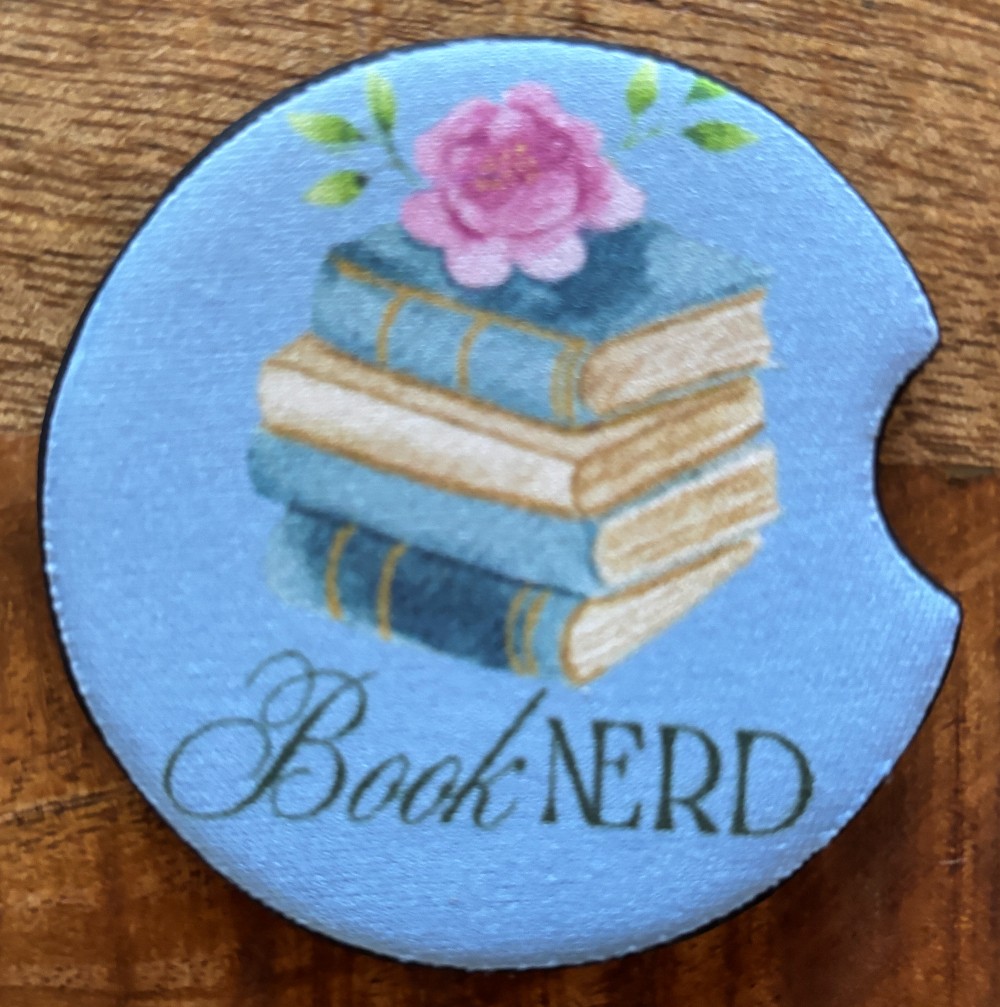 Car Coasters - Book Nerd