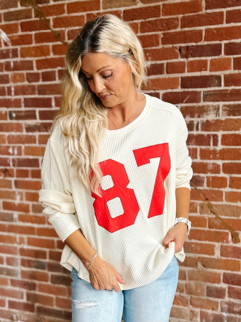 Vintage 87 Thermal Knit Pullover