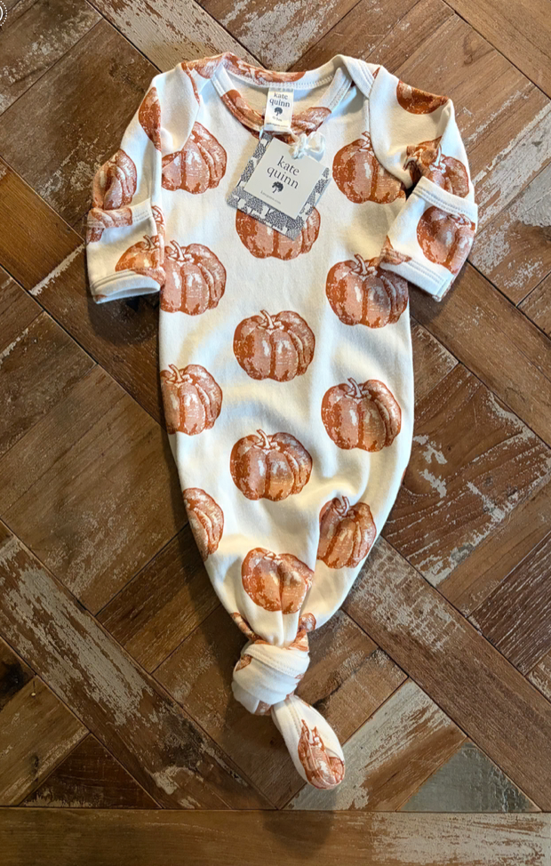 Kate Quinn 0-3 mo pumpkin gown  MiaLouKC