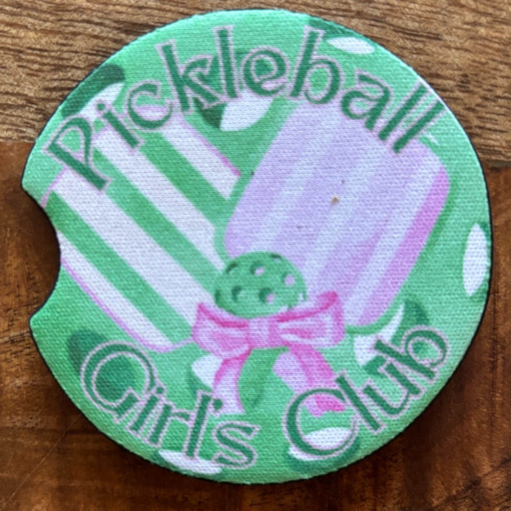 Car Coasters - Pickleball Girls Club