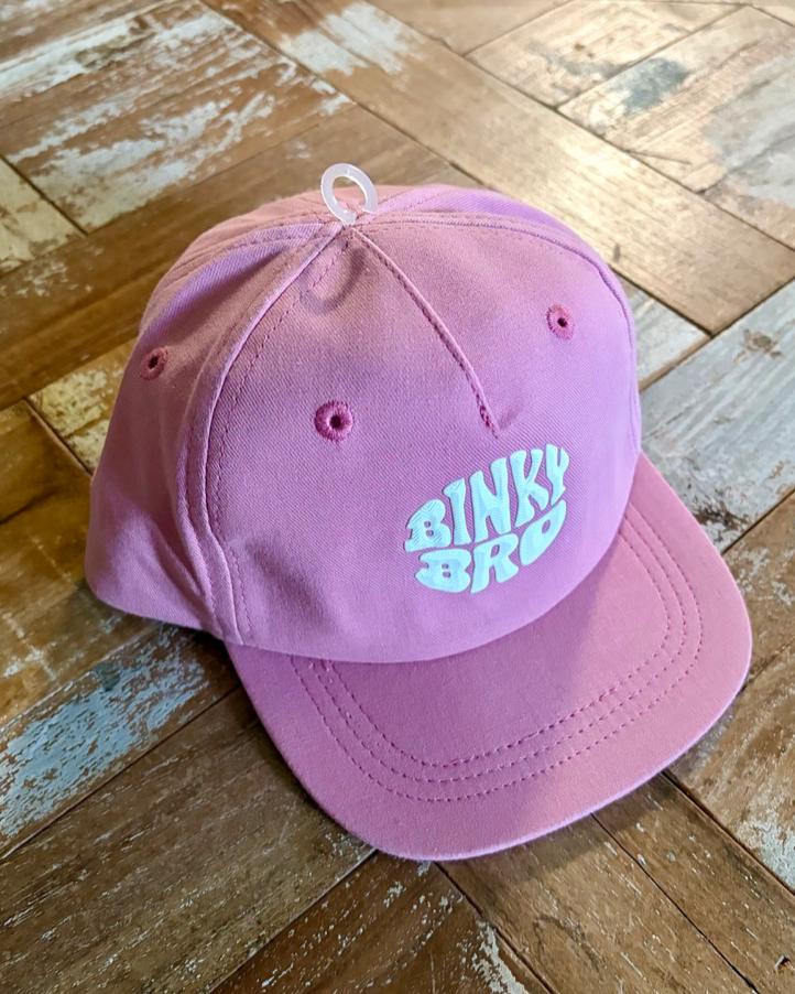 Binky Bro pink ball cap infant. MiaLouKC