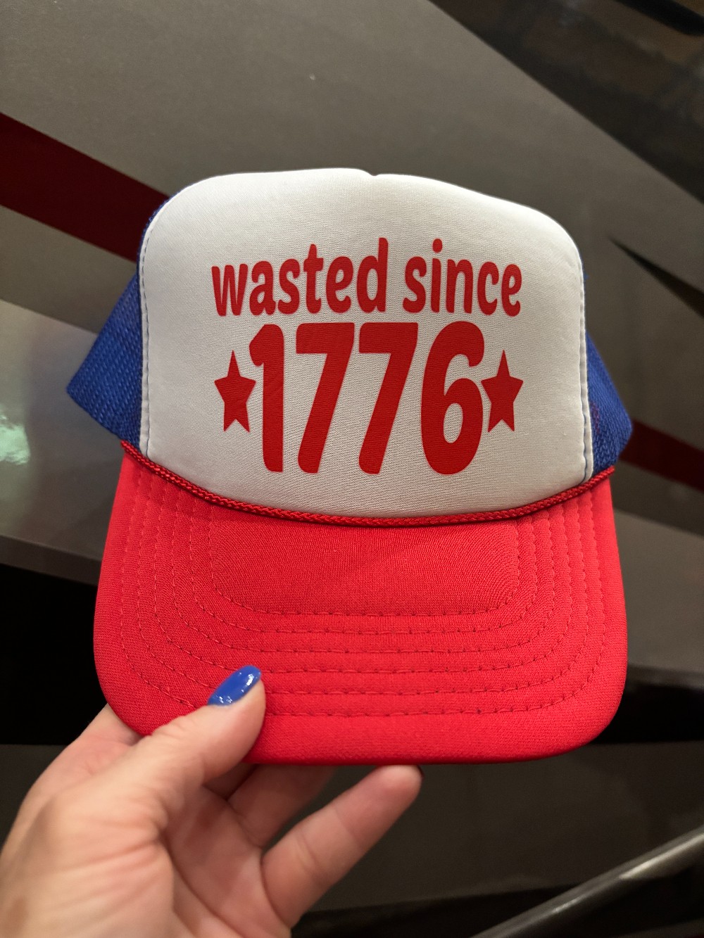 Wasted Since 1776 Trucker Hat