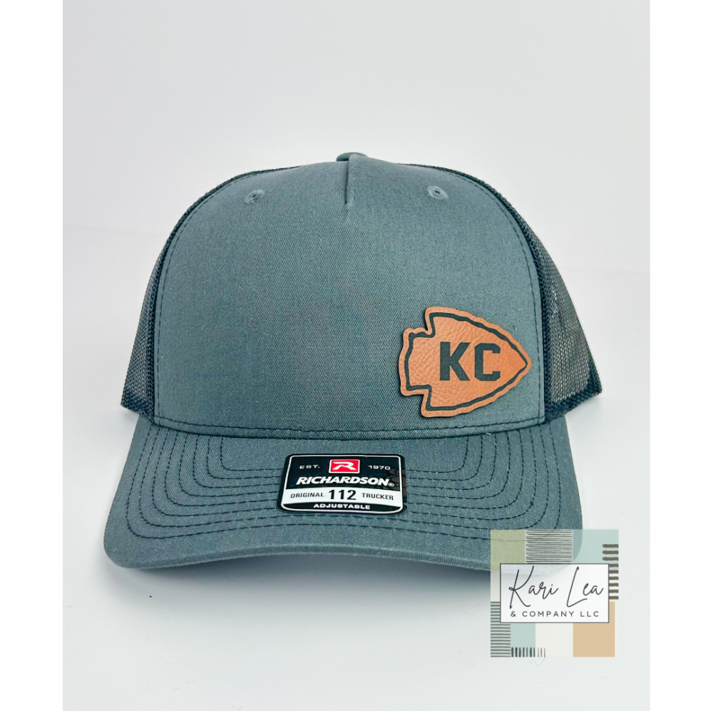 Charcoal/Black Richardson 112 - KC Arrowhead Rawhide