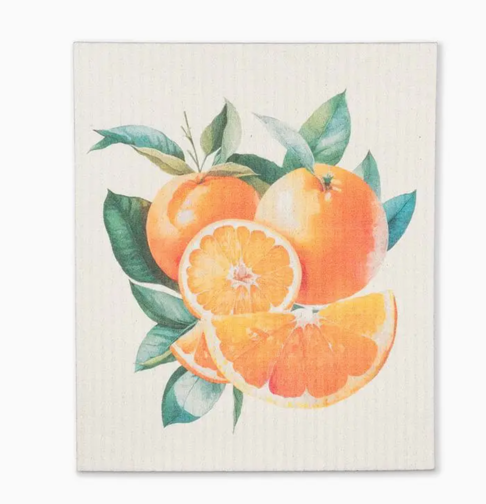 Orange Swedish Dishcloth