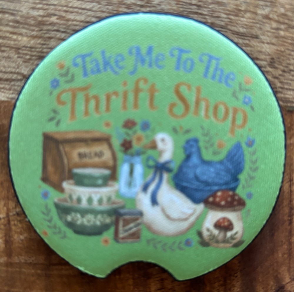 Car Coasters - Thrift Shop