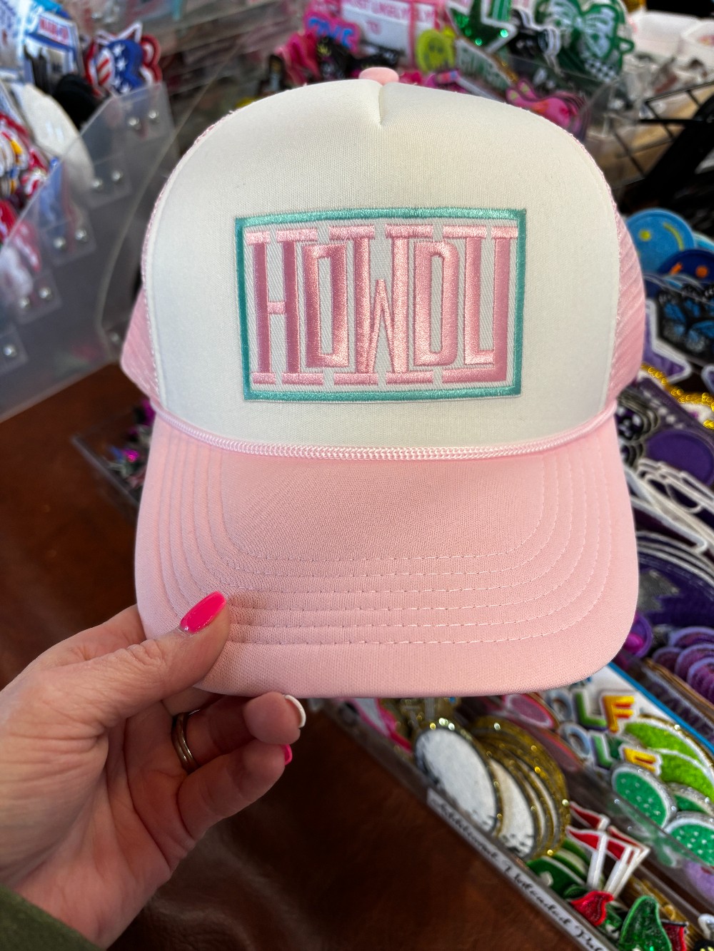 Howdy Pink Trucker Hat
