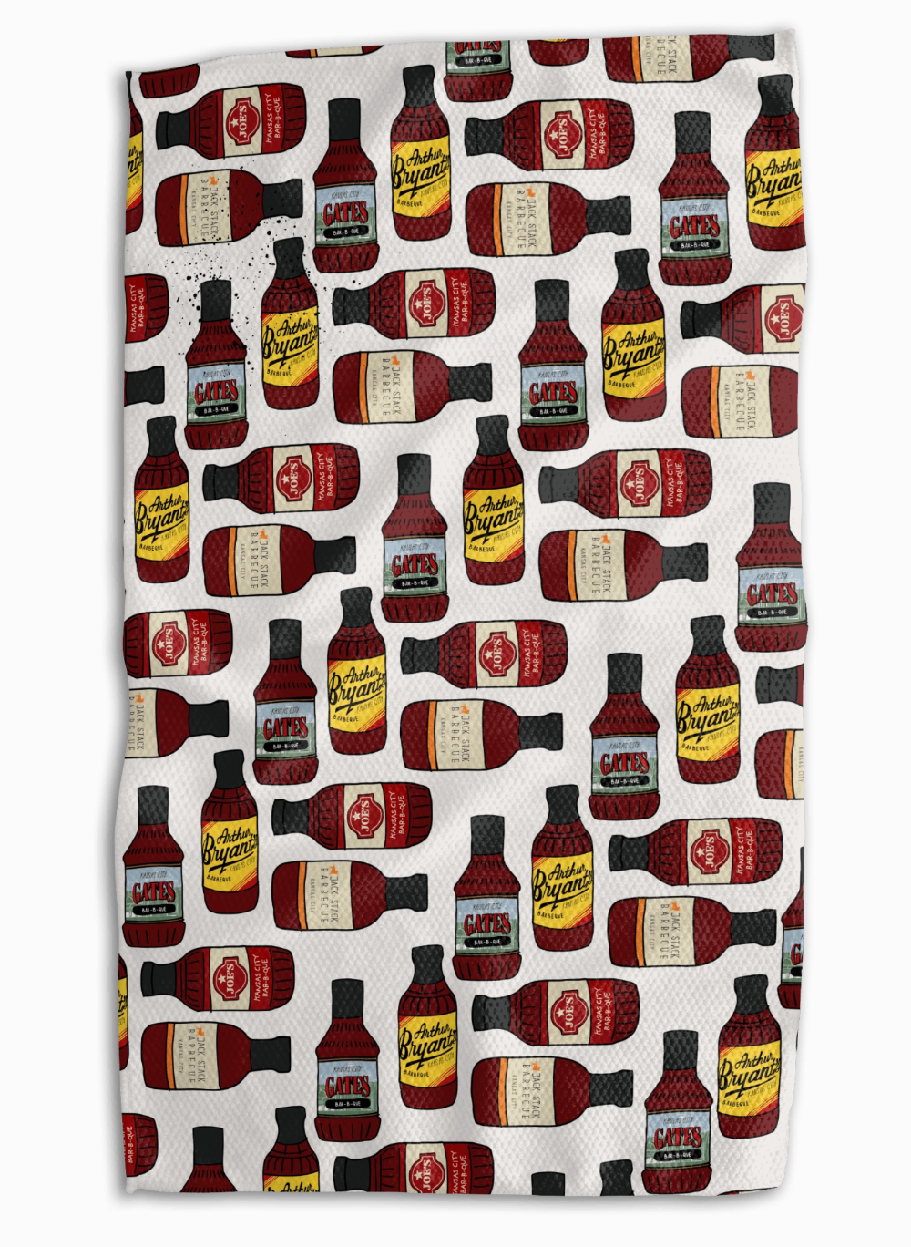 KC BBQ Sauce Double Sided Tea Towel
