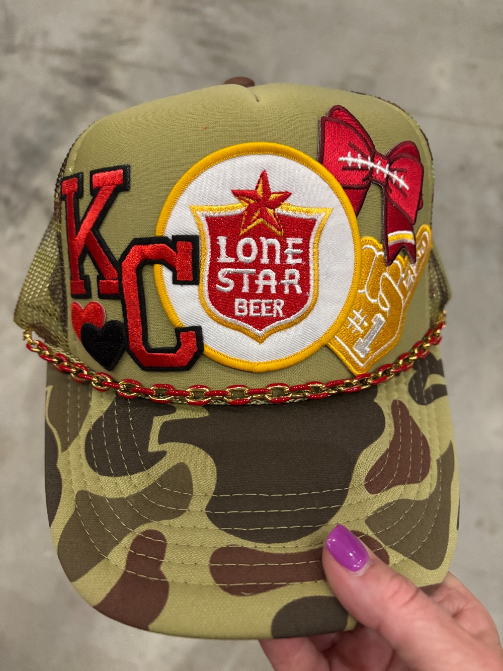 Lone Star Camo KC Trucker Hat