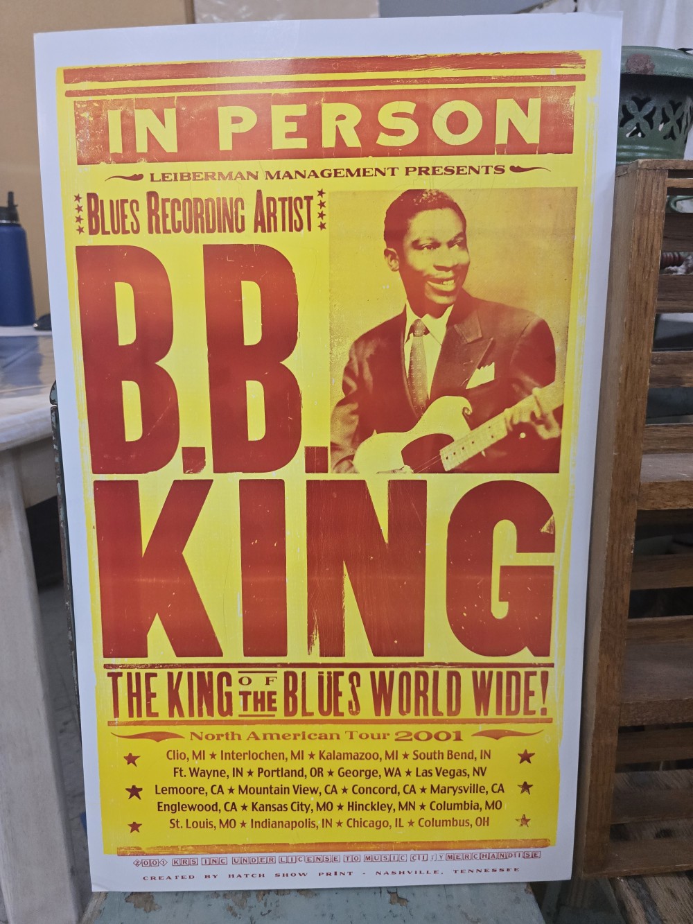 2001 BB King Poster