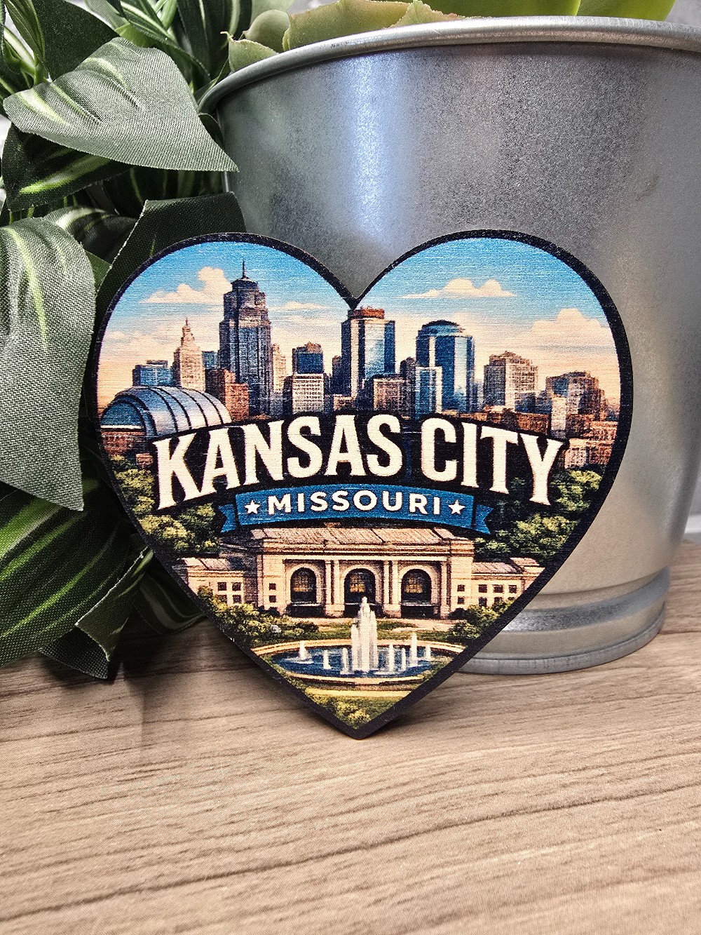 KCMO Heart Magnet