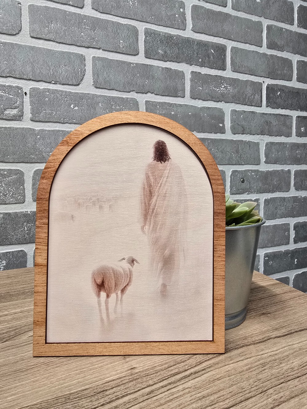 Shepherd & Lamb Arch Easel Sign