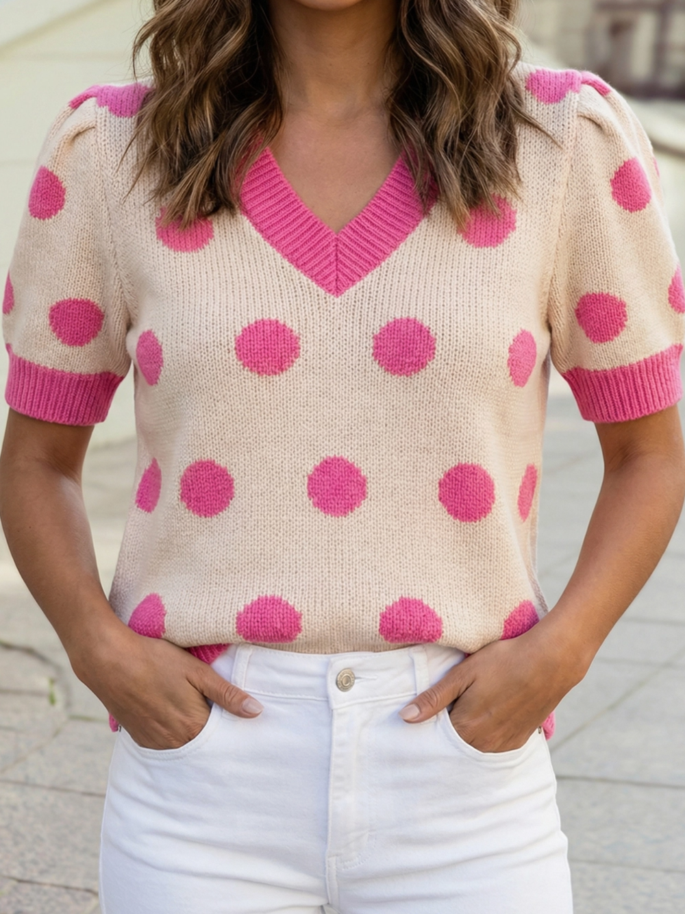 Annie Polka Dot Sweater