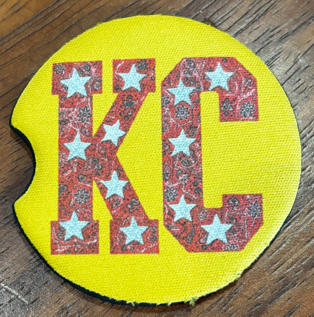 KC Bandana Car Coasters