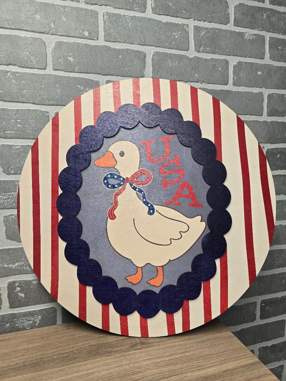 Patriotic USA Goose