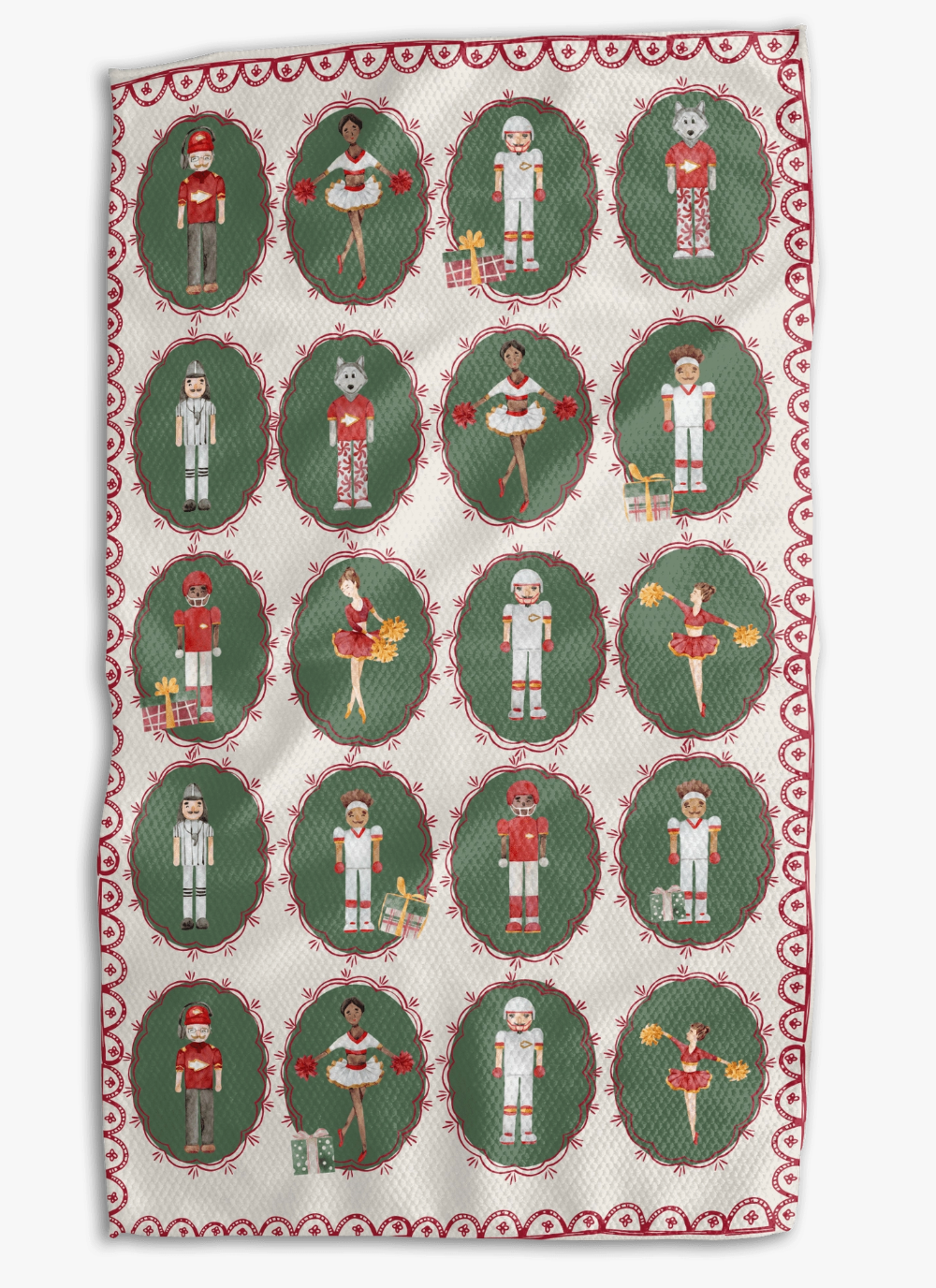 KC Nutcracker Line-Up Double Sided Tea Towel