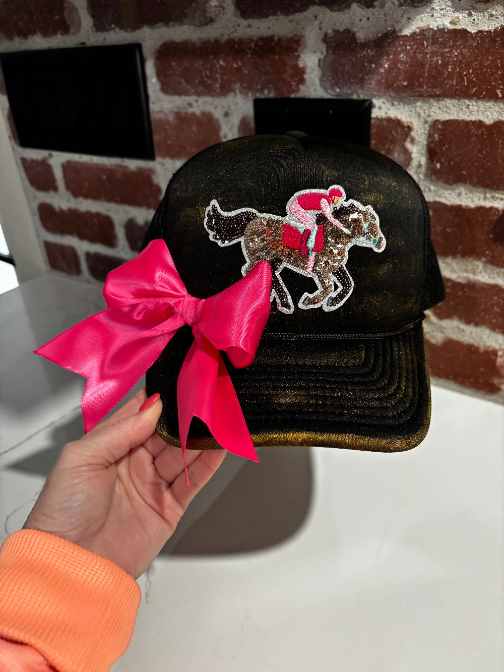 Sequin Pony Trucker Hat