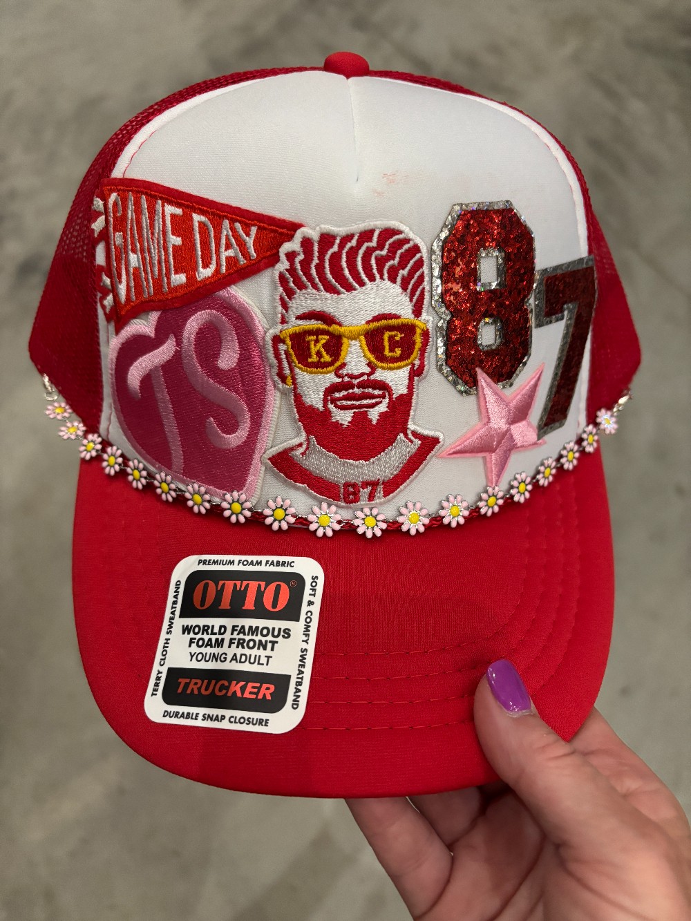 TS Tight End KC Youth Trucker Hat