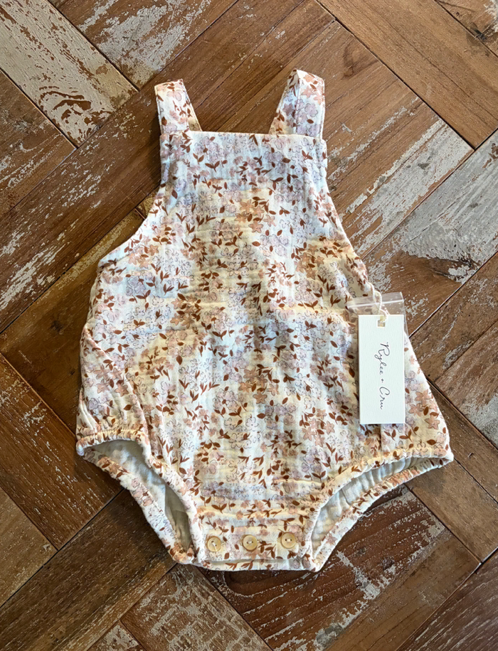 Rylee + Cru floral bubble 3-6 mo  MiaLouKC