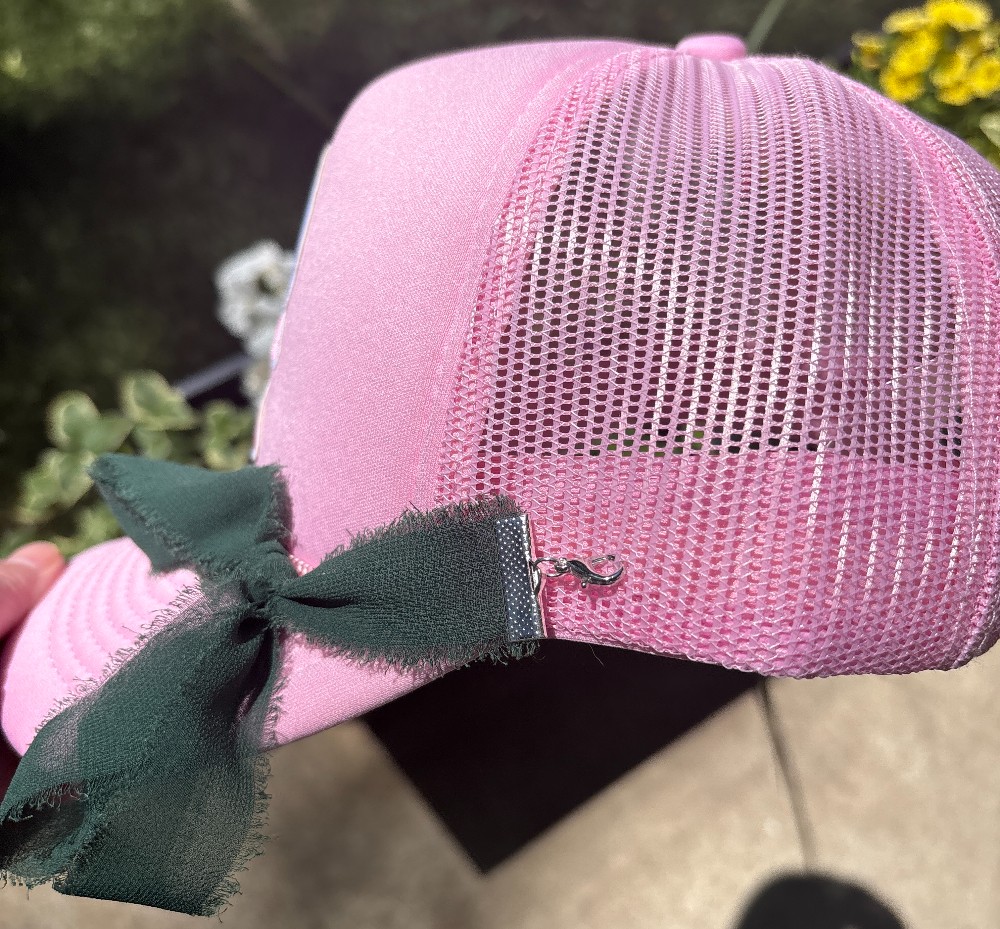 Pink Golf Tee Trucker Hat