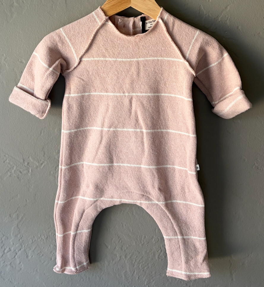 1+in the Family Stripe Jumpsuit - Pink
