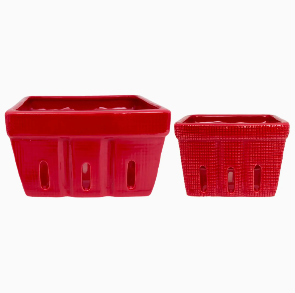 Red Berry Basket Bowl