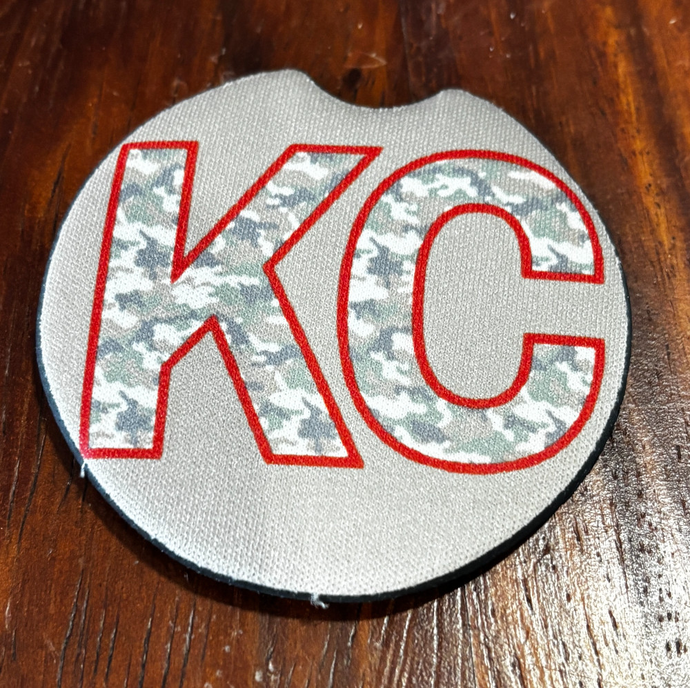 KC Camo Car Coasters