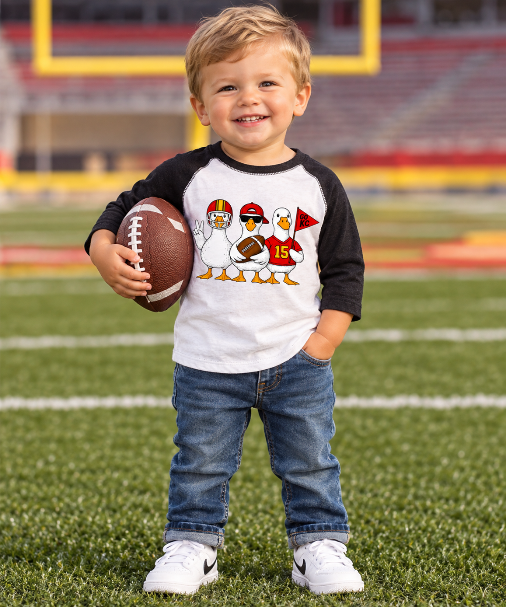 Go KC Three Quarter Sleeve Boys Tee