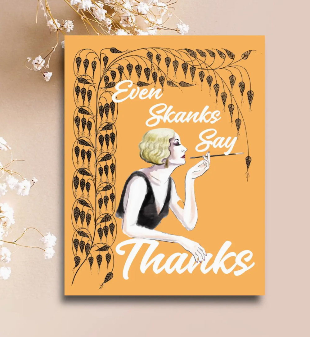 Even Skanks Greeting Card