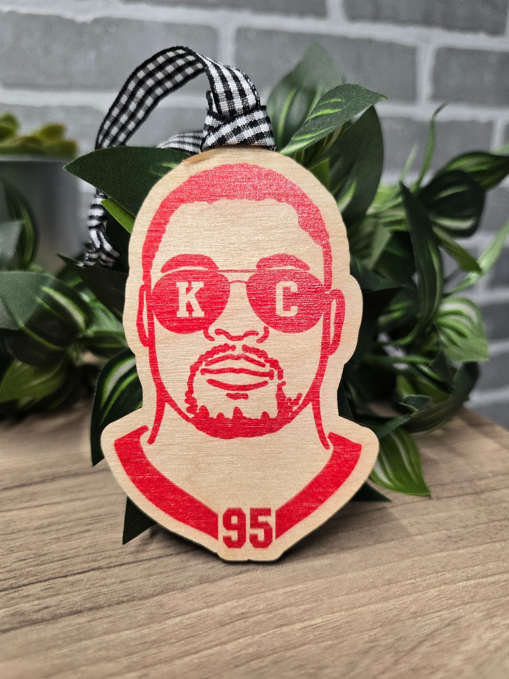 #95 Jones Head Ornament