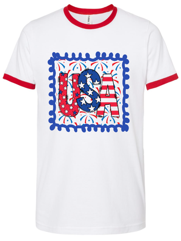 USA Fireworks Tee
