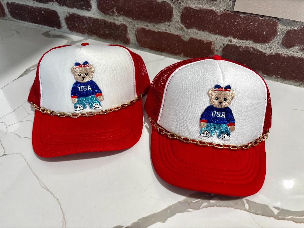 USA Bear Youth Trucker Hat