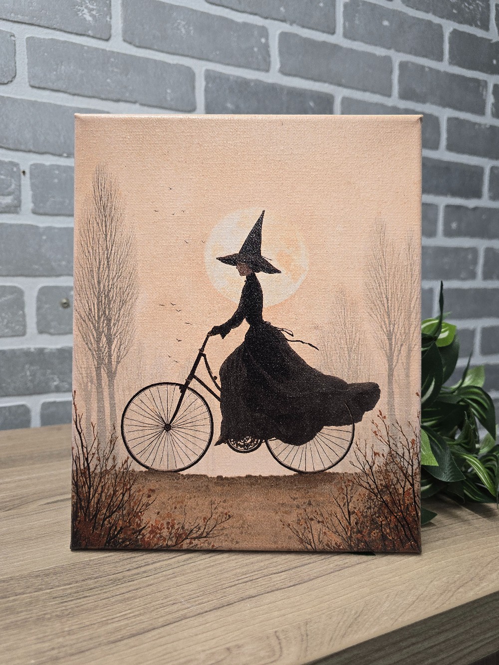 Witch Bike 8 x 10 Wrapped canvas