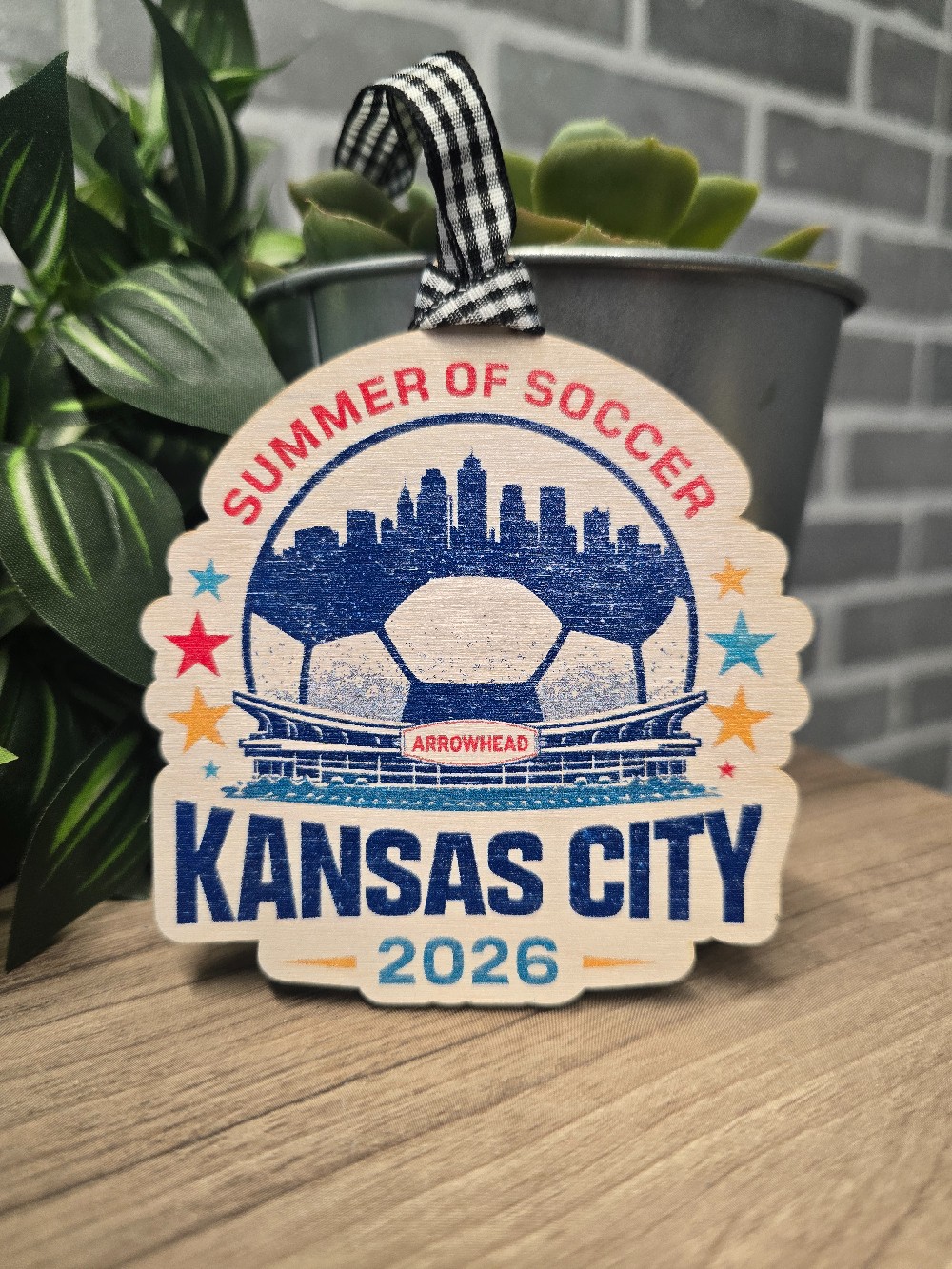 Kansas City Summer of Soccer Ornament