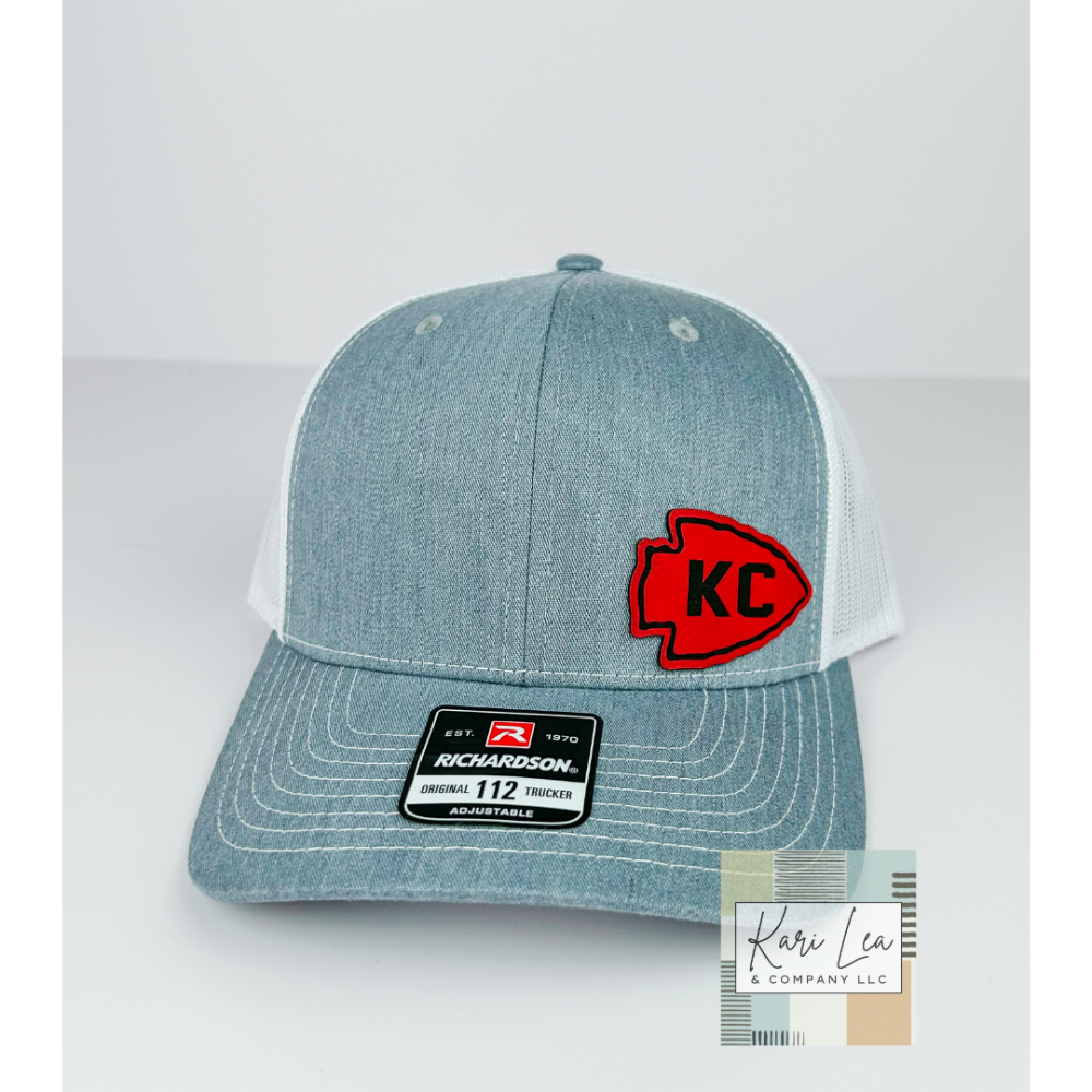 Grey/White Richardson 112 - Red KC Arrowhead