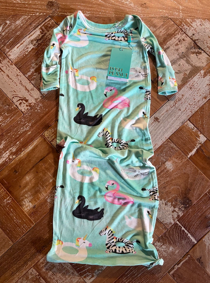 Posh Peanut 0-3 mo zip gown  MiaLouKC