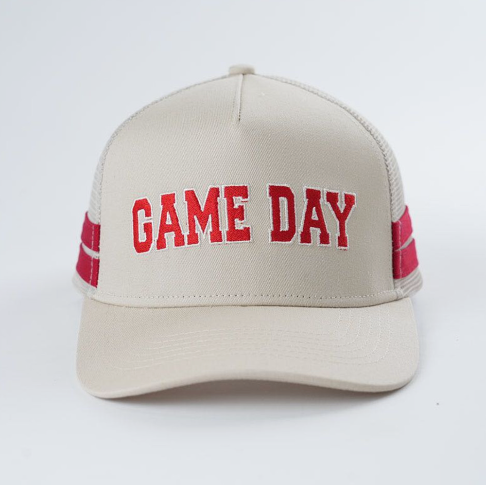 Game Day Double Stripe Trucker Hat