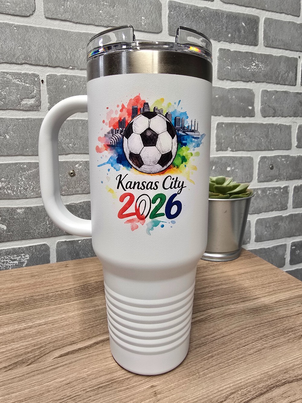 KC 2026 Soccer 40oz Tumbler