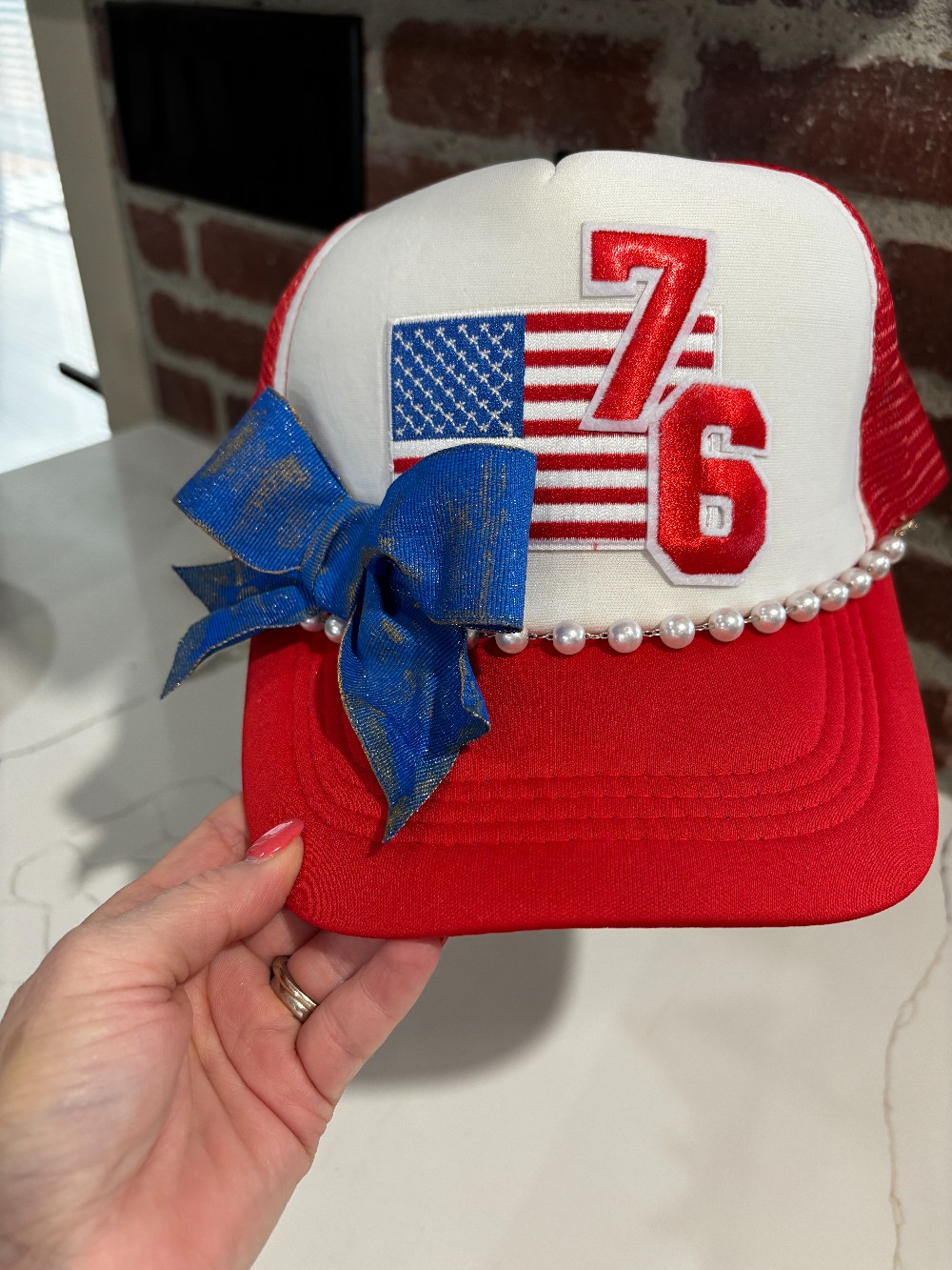 Flag 75 Truckers Hat
