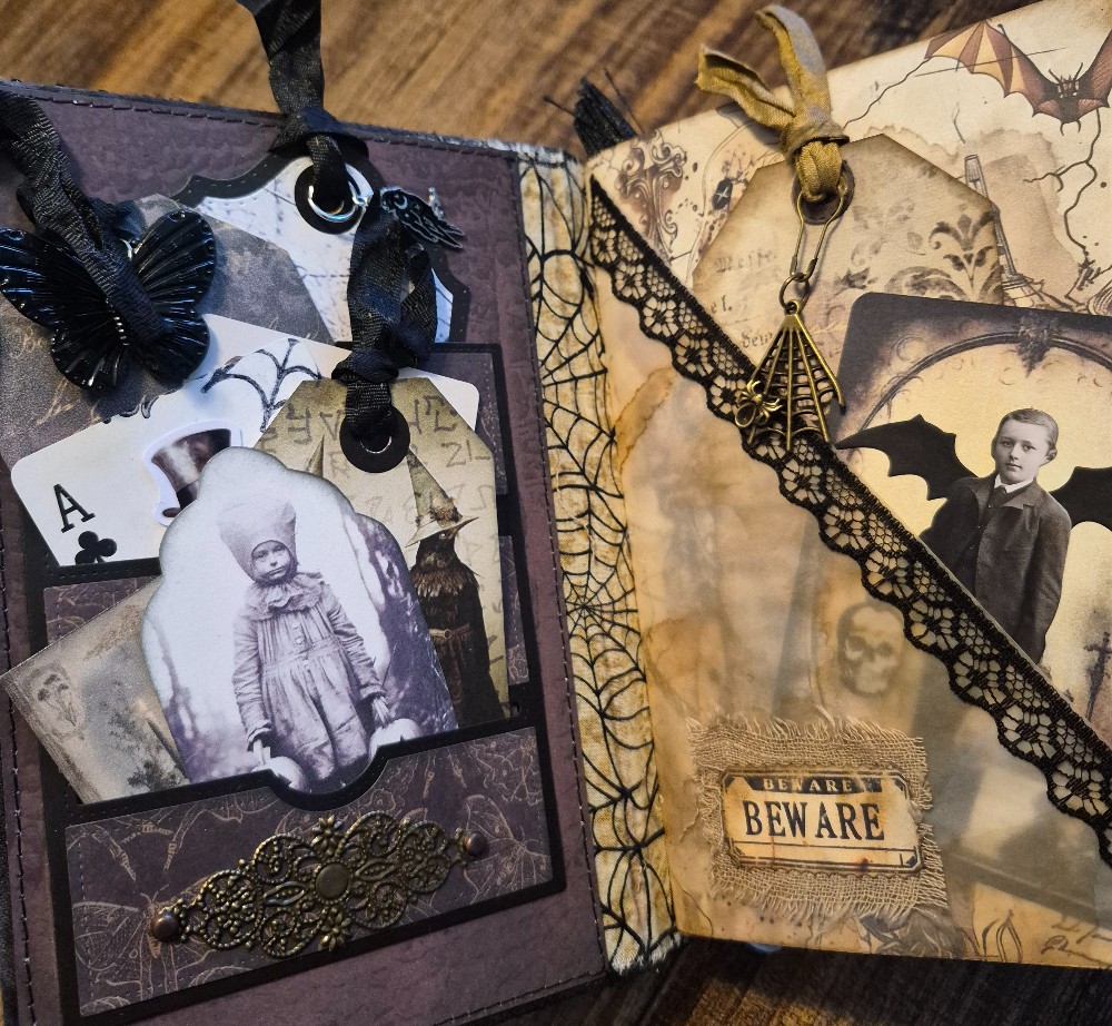 Bat Girl Junk Journal