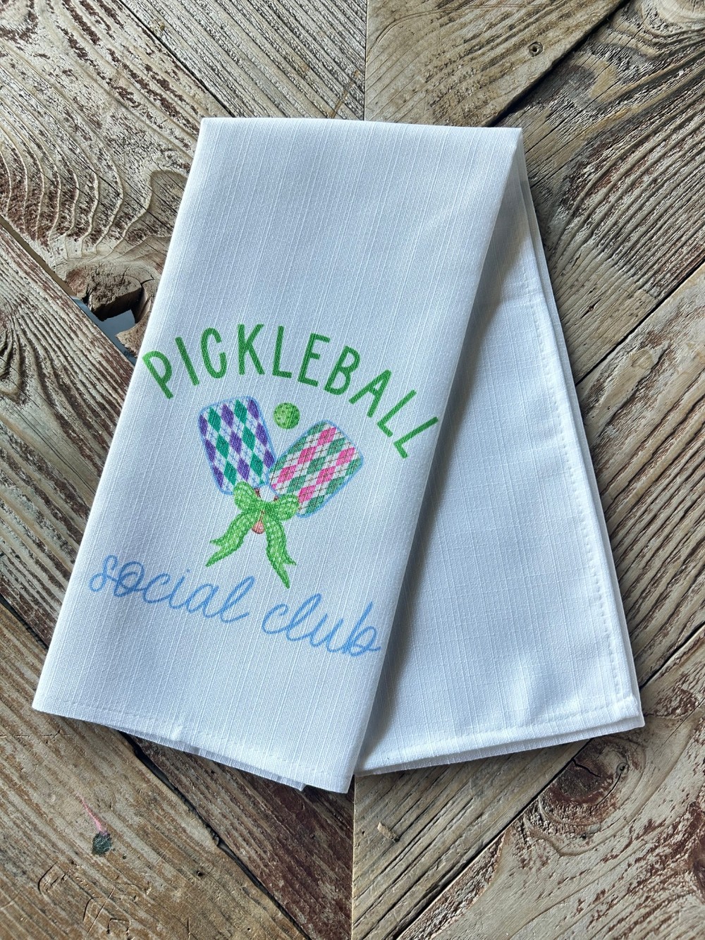 Pickleball  Social Club Kitchen Towel