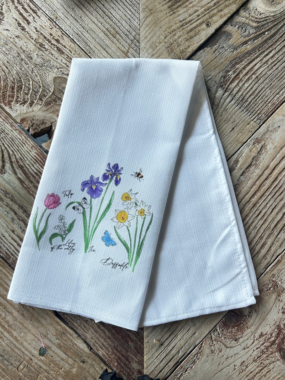 Pretty Flowers Kitchen Towel