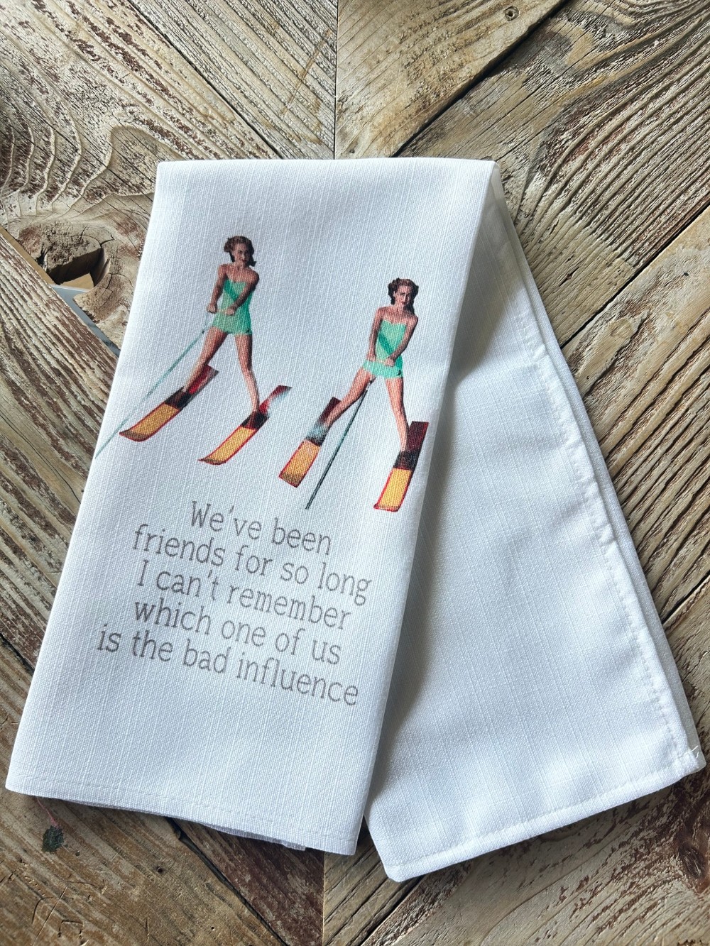 Bad Influence Friends Kitchen Towel