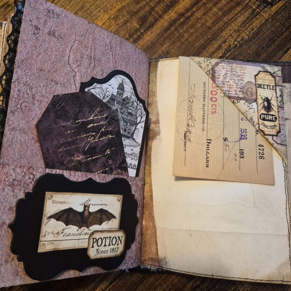 Bat Girl Junk Journal