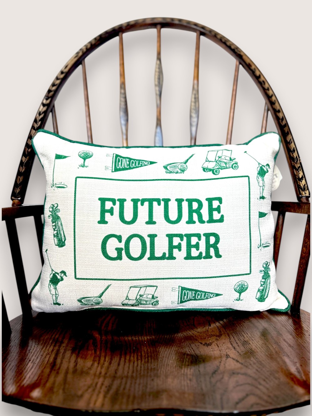 Future Golfer Throw Pillow