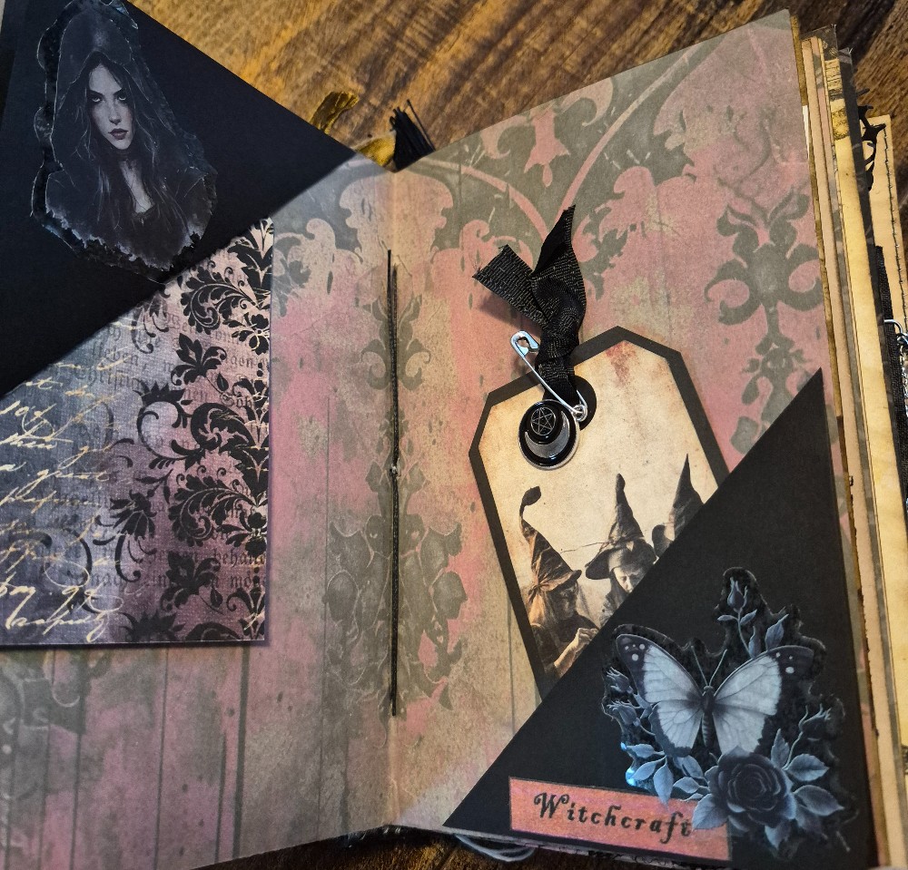 Bat Girl Junk Journal