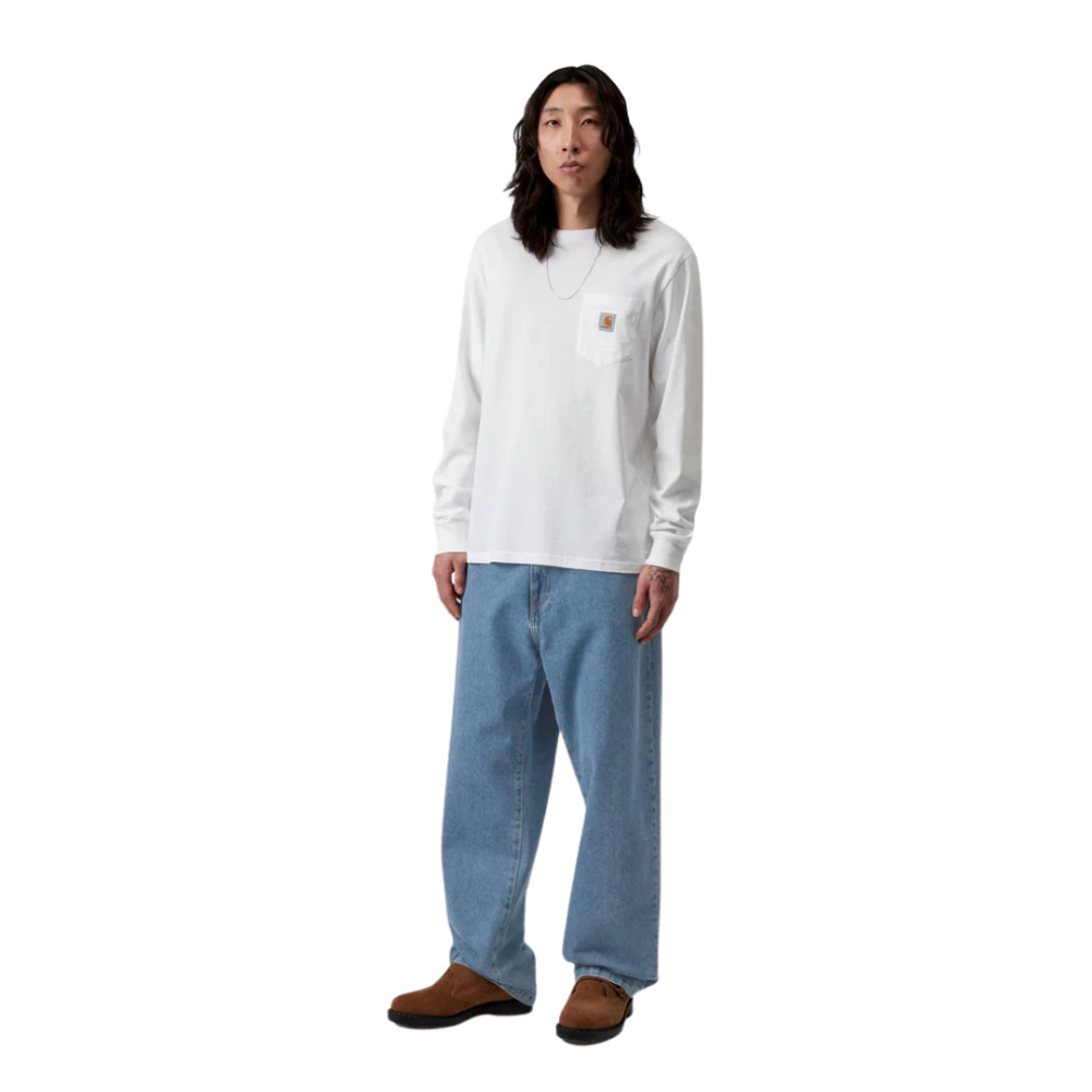CARHARTT WIP 13.5 oz Landon Wide Pant Light Wash 31
